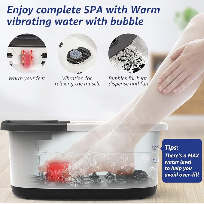 Mia&Coco Foot Bath Spa Soak Tub, Massager - Image 5