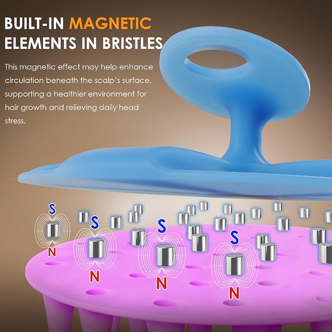 INNERNEED Magnetic Silicone Scalp Scrubber - Image 2