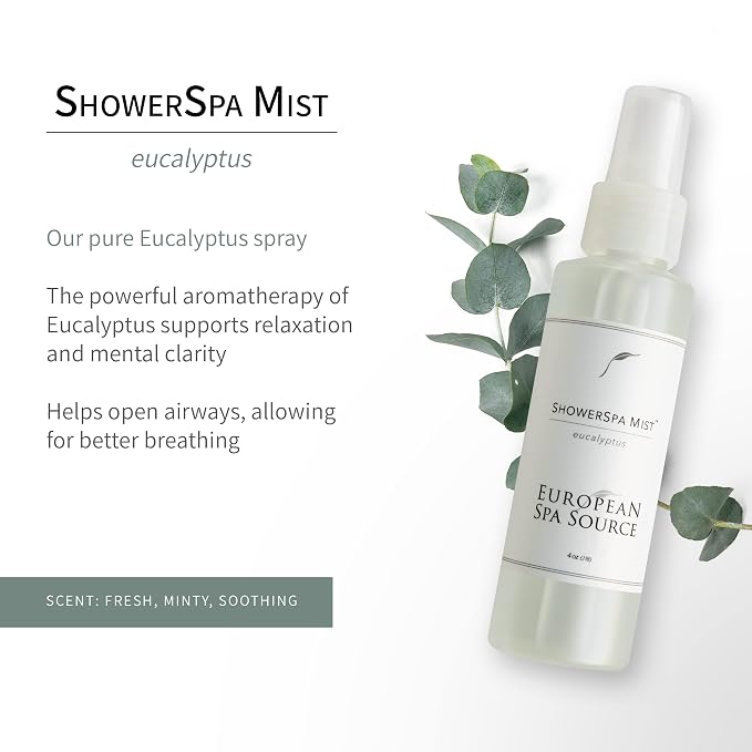 European Spa Source Eucalyptus ShowerSpa Mist Spray - Image 2