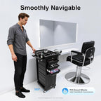 Beauty Rolling Trolley Cart Equipment Mobile Salon Spa Service Cart - Image 6