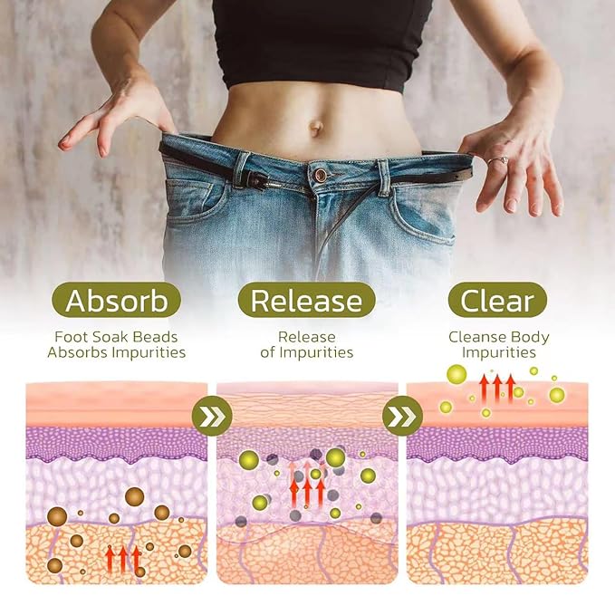 50Pcs Herbal Detox Cleansing Foot Soak Beads, Herbal Detox and Shaping Foot - Image 5