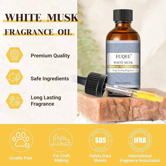 EUQEE White Musk Fragrance Oils - Image 2