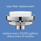 Brondell Shower Filter VivaSpring, Compact Polished Chrome – High Output - Image 4