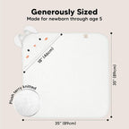 KeaBabies Hooded Baby Towel for Newborn - Image 4