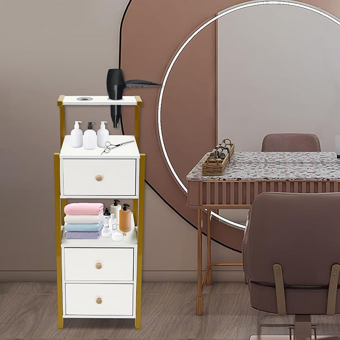 Beauty Salon Station Cabinet, Barber Station - Image 2