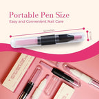2PCS Victory Ceramic Stone Two-Way Nail Pusher & File Cuticle Trimmer Manicure - Image 7