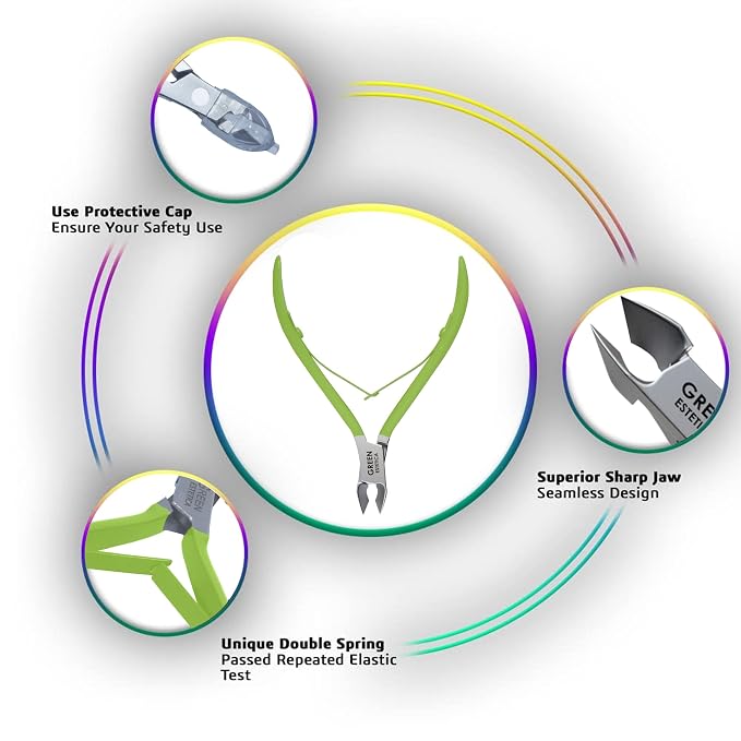 Professional Cuticle Trimmer Nail Cuticle Cutter Stainless Steel Cuticle Nippers - Image 5