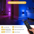 L LOHAS LED Night Light with Remote, Night Lights Plug into Wall, RGB Color - Image 2