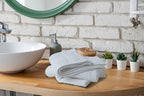 Basic Hand Towels 16x26 Inches – Pack of 12 – White Color – Soft and Absorbent - Image 3