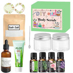 Body Scrub Making Kit- Make Your Own Salt Body Scrub set by DINGTU