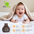 BZseed Aromatherapy Essential Oil Diffuser, 550ml Ultrasonic Fragrant Oil Large - Image 8
