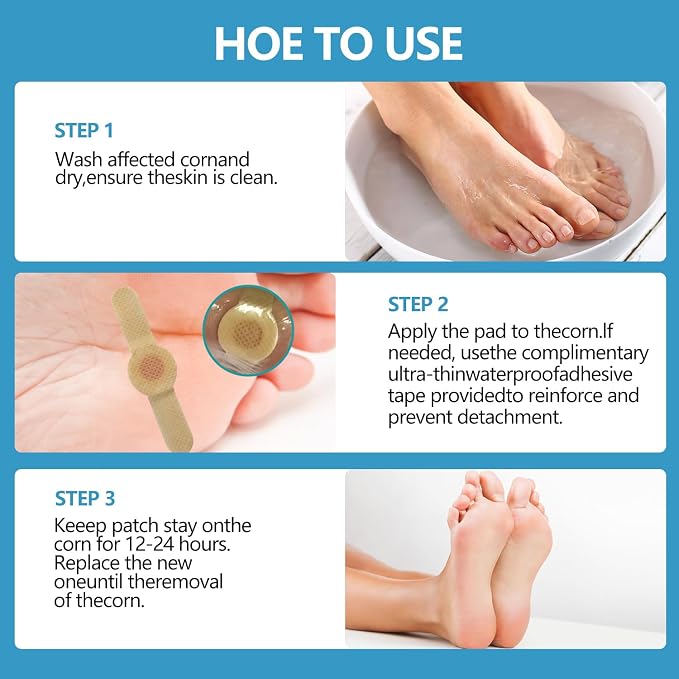 Corn removers for Toes feet Bottom of Foot Corn Remover, Corn Pads Remover for - Image 6
