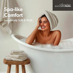 Madison Park 800GSM Bath Sheet Towel Oversized 34" x 68" 2 Pack 100% Cotton - Image 5