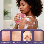 SPMKTBOZAI African Net Sponge Authentic, 3 Pieces African Exfoliating Sponge - Image 4