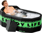 Portable Foldable Bathtub, Freestanding Bathtub No Installation, Bathroom SPA by HLCZLUZ