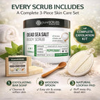 pureSCRUBS Premium Body Scrub for Strawberry Legs, Keratosis Pilaris & Ingrown - Image 4