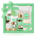Spa Gift for Women, 8 Piece Luxury Coconut Bath Set by BODYEARTH