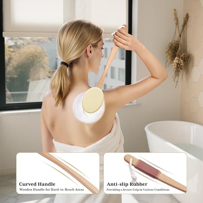 AmazerBath Lotion Applicator for Back, 4 Replacement Pads - Image 5