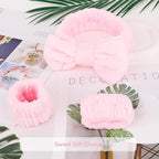 CIEHER 12 PCS Black & Pink Makeup Headband - Image 8