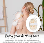 Jeffdad 2Pcs Natural Loofah Sponge, Premium Exfoliating Body Scrubber - Image 4