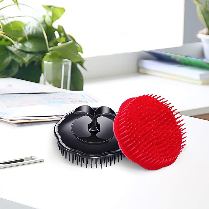 Hair Scalp Brush Dandruff Cleaning Brush Shower Scalp Shampoo Brush Scalp - Image 4