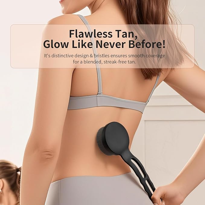 docolor Self Tanner Back Applicator, Plastic Long Handle Back Tanning - Image 9