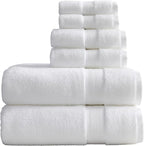 Springtree Home Luxury Bamboo Rayon Bath Towel Set 6 Piece Set | 35% Bamboo by SpringtreeHome