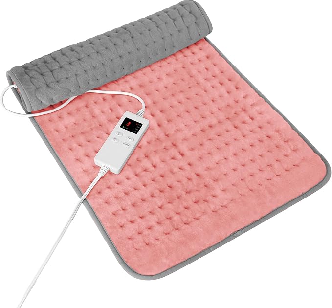 Heating Pad for Period Cramps, Heating Pad for Back/Neck/Shoulder Muscle Pain by vilicert