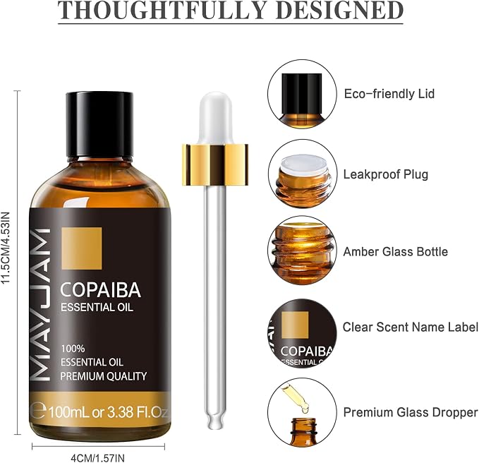Copaiba Essential Oil, MAYJAM Pure Essential Oils - Image 6