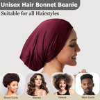 Satin Bonnet for Sleeping Night Cap, Adjustable Satin Lined Silk Bonnets Sleep - Image 8