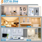 VOLISUN 12 Pack 6 Inch Black Recessed Light - Image 2