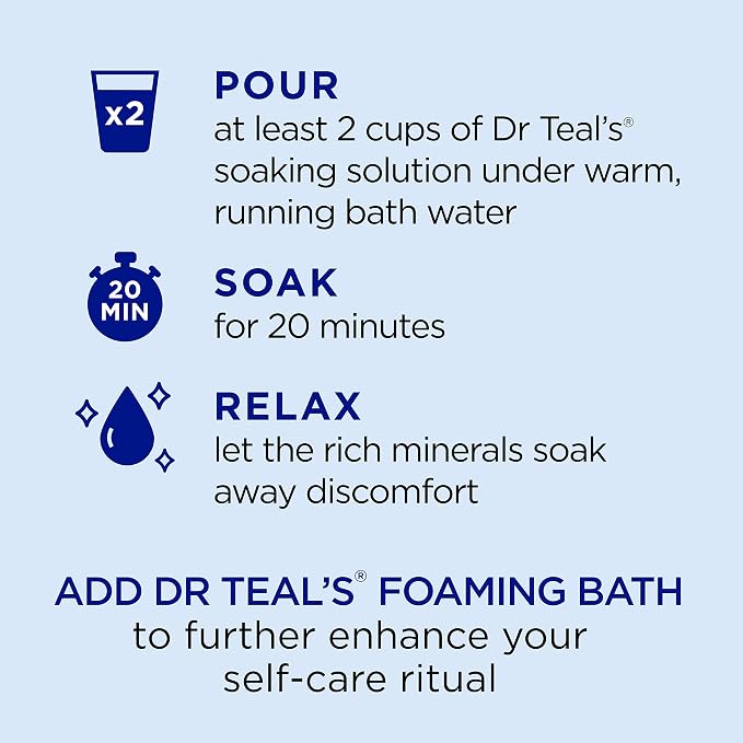 Dr. Teal's Epsom Salt Soaking Solution, Soften & Nourish - Image 4