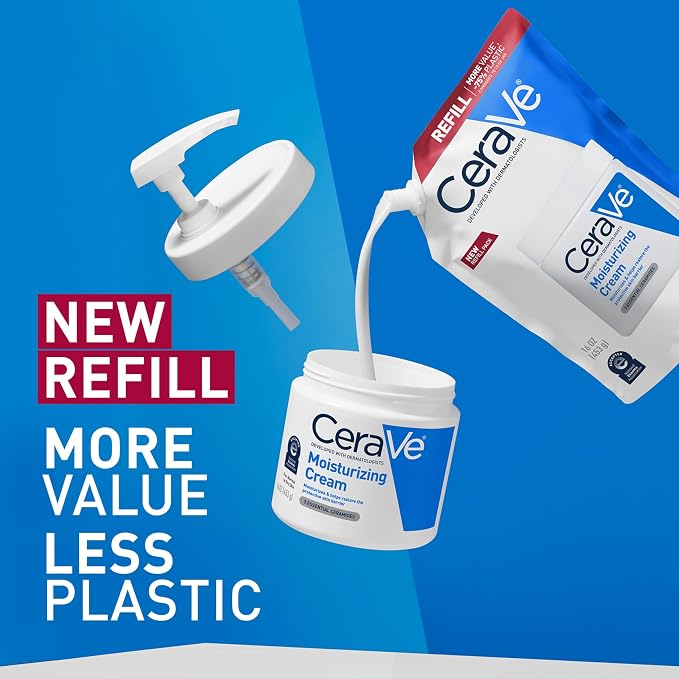 CeraVe Moisturizing Cream, Body and Face Moisturizer - Image 2
