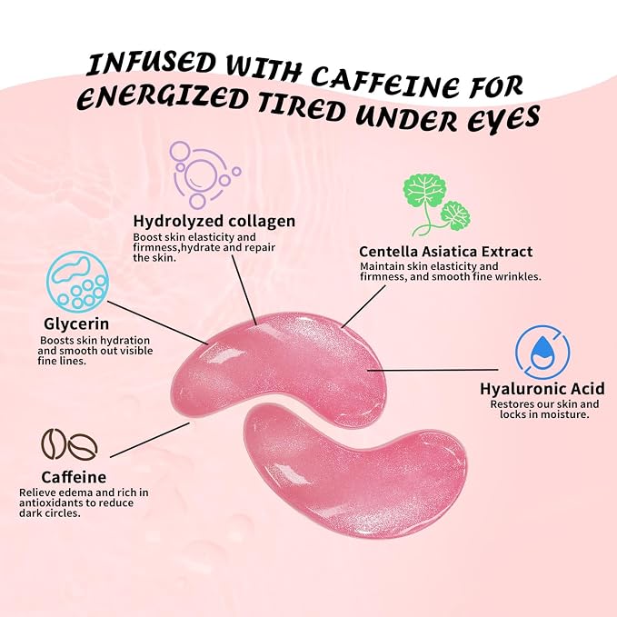 Maskiss Under Eye Patches, Caffeine Eye Masks - Image 4