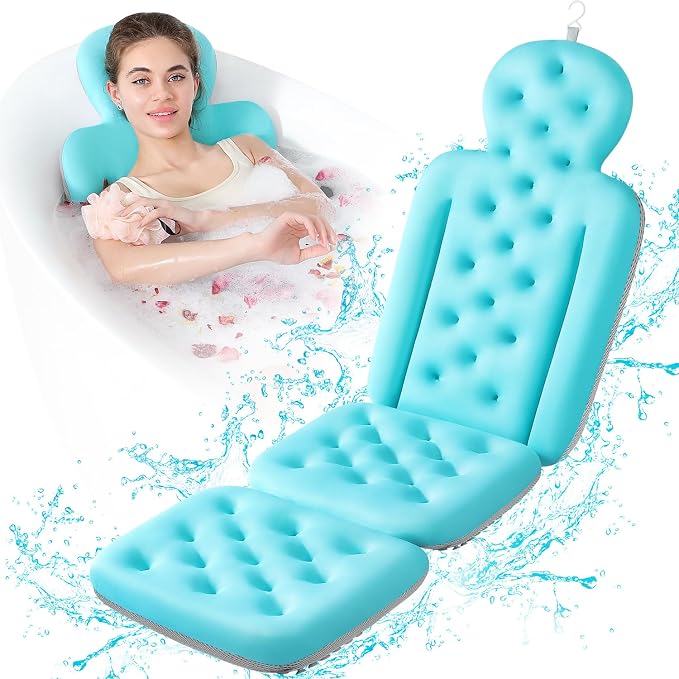 Luxury Bath Cushion, Full Body Bathtub Pillow by VEILS
