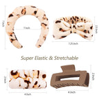 VELSCRUN Spa Headbands for Wash Face, Makeup Headband, Facial Skincare Headbands - Image 6