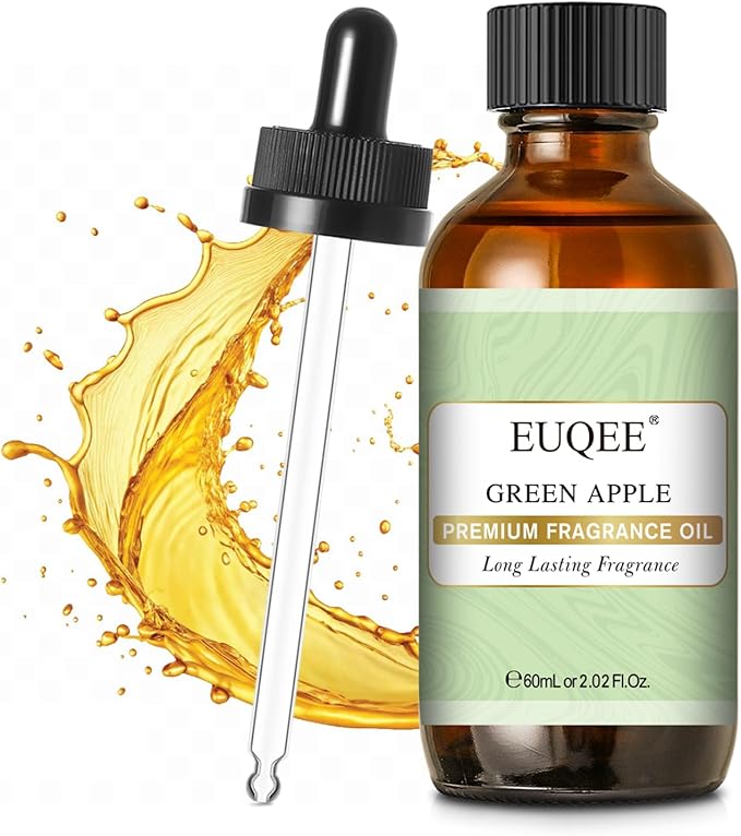 EUQEE Green Apple Fragrance Oils, 2.02 Fl oz / 60ml Essential Oils by EUQEE
