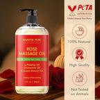 MAJESTIC PURE Rose Massage Oil for Massage Therapy - Image 6