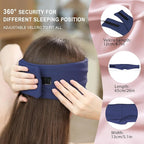 LC-dolida Sleep Mask with Bluetooth Headphones, Ice Silk Sleep Headphones with - Image 9