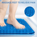 Yolife Shower Foot Scrubber Mat, Anti-Slip Bath Mat - Image 3