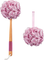 AmazerBath Shower Sponge Loofah Back Scrubber, PE Soft Mesh Loofah Body Scrubber by AmazerBath
