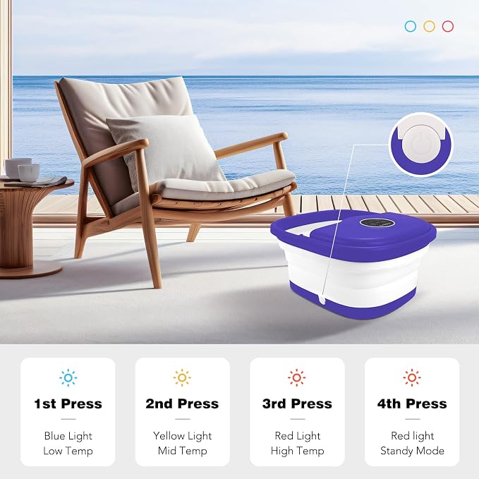 KNQZE Collapsible Foot Spa - Image 7