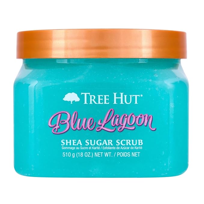 Tree Hut Blue Lagoon Shea Sugar Scrub, Exfoliating, Hydrating & Moisturizing by TreeHut