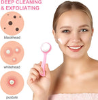 HINZIC 4 Pack Silicone Manual Facial Cleansing Brush, Skin Friendly Waterproof - Image 3