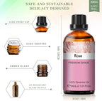 Rose Essential Oil, 1.01Fl.Oz PHATOIL Pure Essential Oil Singles - Image 6