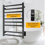 8-Bar Electric Heated Towel Warmer, Fast Heating - Image 2