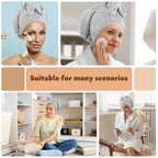SUNLAND Large Microfiber Hair Drying Caps - Image 2