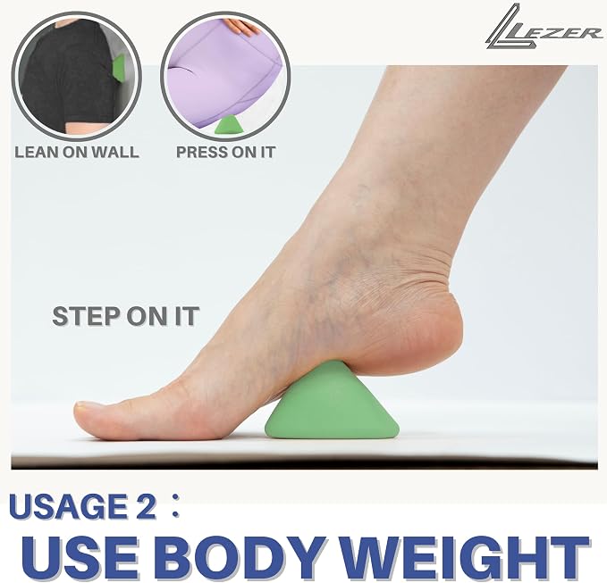LEZER Large Trigger Massage Point, Manual Massage Ball, Hip Hook, Muscle Knot - Image 5