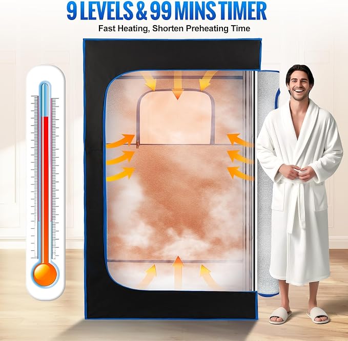 X-Vcak Upgraded Portable Sauna of Relaxation, Steam Sauna - Image 2