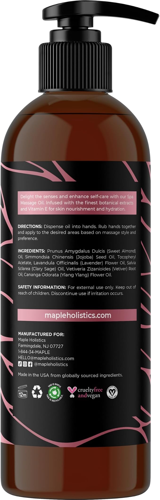 Calming Massage Oil for Massage Therapy - Image 4
